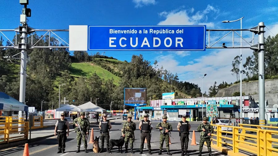 Ecuador cierra sus fronteras con Colombia y Perú para celebrar las elecciones generales