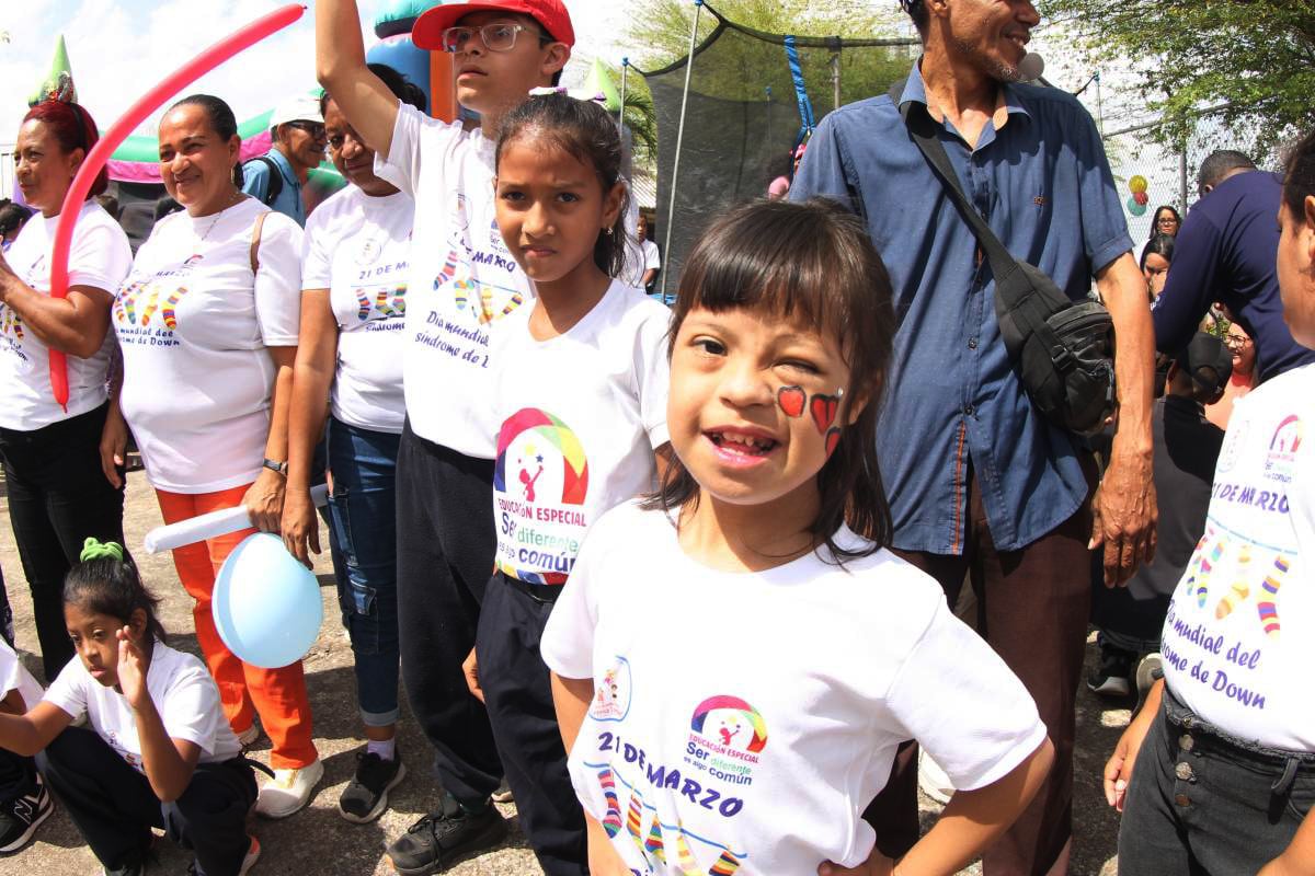 Con una actividad recreativa más de 200 niños celebraron el Día Mundial del Síndrome de Down