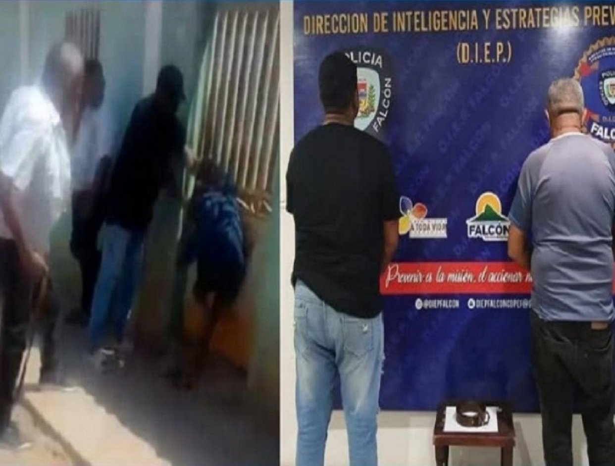 Detenidos dos hombres por golpear a una mujer con una correa en Falcón