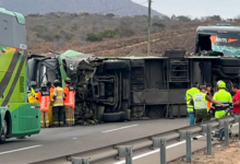 Seis muertos y más de 70 heridos en choque de cuatro buses en Chile