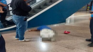 Hombre saltó desde el tercer piso de un centro comercial