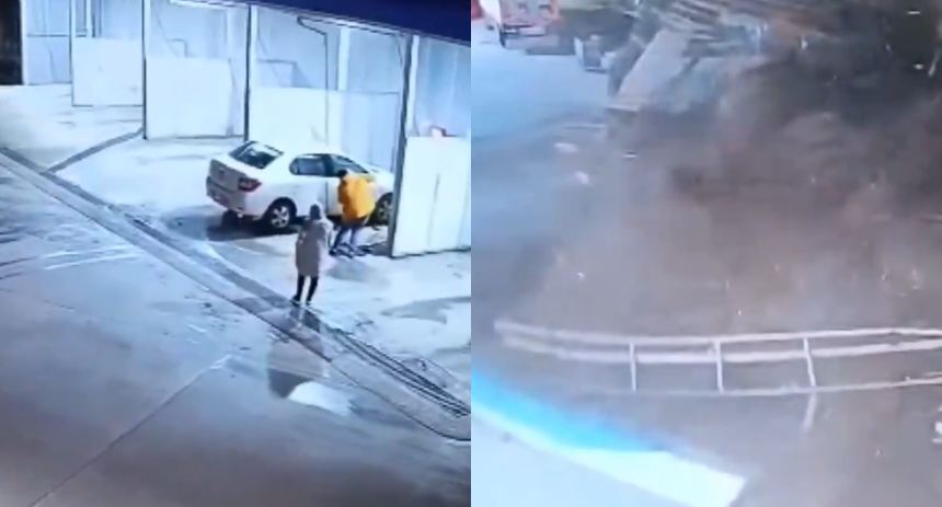 Una familia fue a lavar su carro y murió tras un deslizamiento de tierra