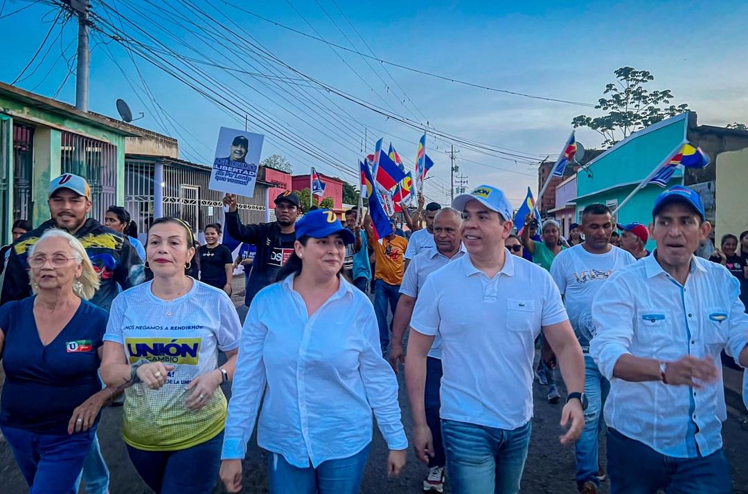 Oposición inició campaña electoral en Maturín con una caminata en el sector Santa Elena
