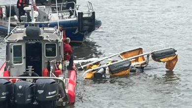 Seis personas mueren en caída de helicóptero en el río Hudson en Nueva York