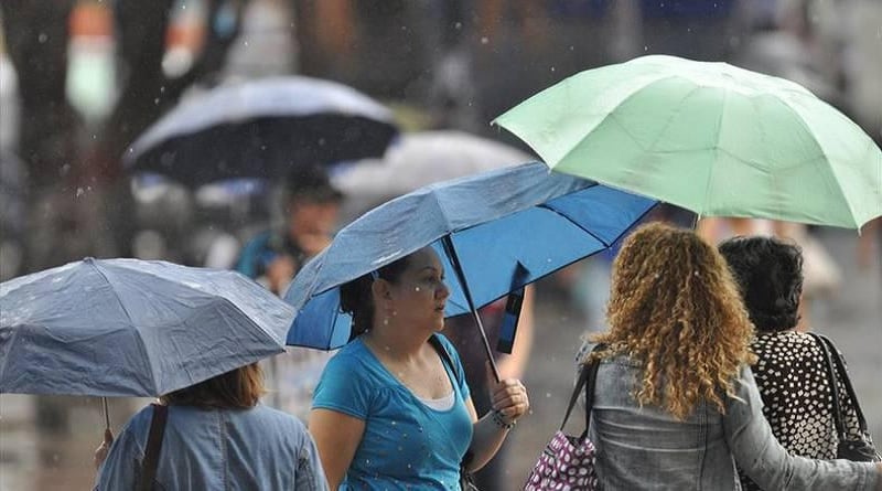 Precipitaciones de intensidad variable se estiman en diversas zonas del país