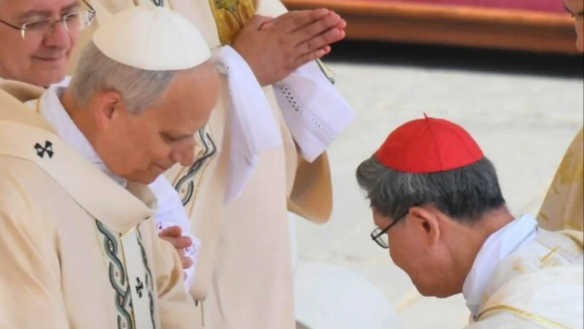 Papa León XIV recibe el tradicional Anillo del Pescador: "Hoy, tú sucedes al beato apóstol Pedro"