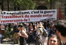 Protestas por el Día del Trabajador en Francia terminaron en enfrentamientos con la policía