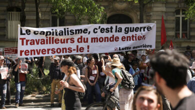 Protestas por el Día del Trabajador en Francia terminaron en enfrentamientos con la policía