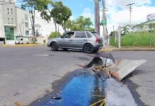 Reportan alcantarilla rota y obstruida en avenida La Paz con calle Santo Domingo en Maturín