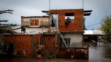 Inundaciones en Argentina dejan más de cuatro mil evacuados