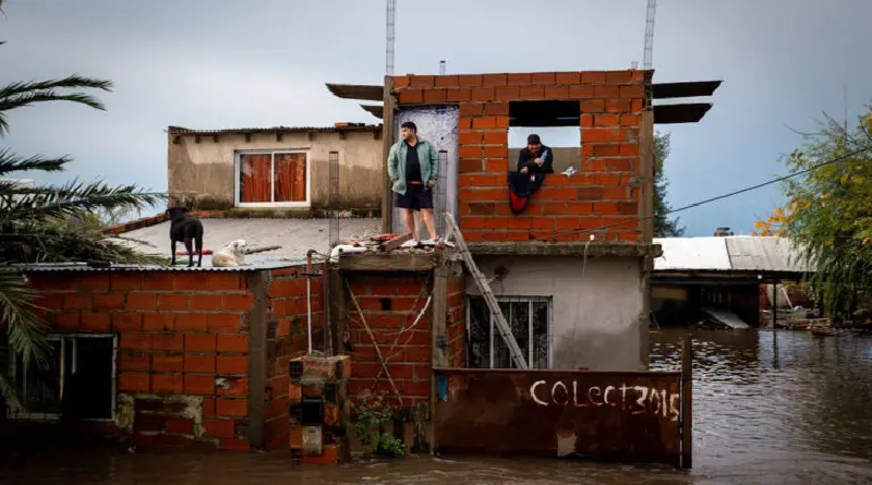 Inundaciones en Argentina dejan más de cuatro mil evacuados