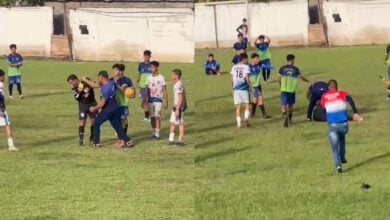 Detenido entrenador de fútbol por agredir al árbitro en pleno partido en Barinas