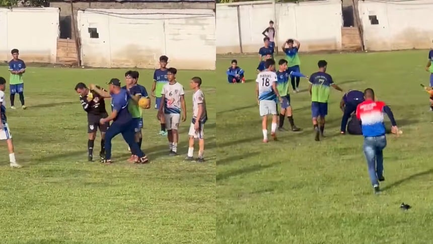 Detenido entrenador de fútbol por agredir al árbitro en pleno partido en Barinas