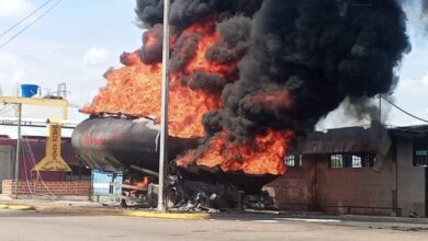 Viviendas y comercios afectados por incendio de cisterna en Guárico