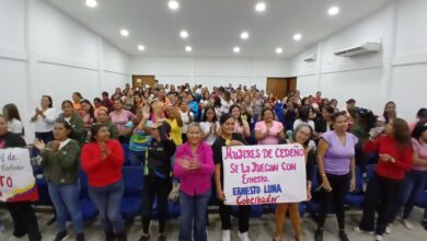 Mujeres de Cedeño respaldan al candidato Ernesto Luna