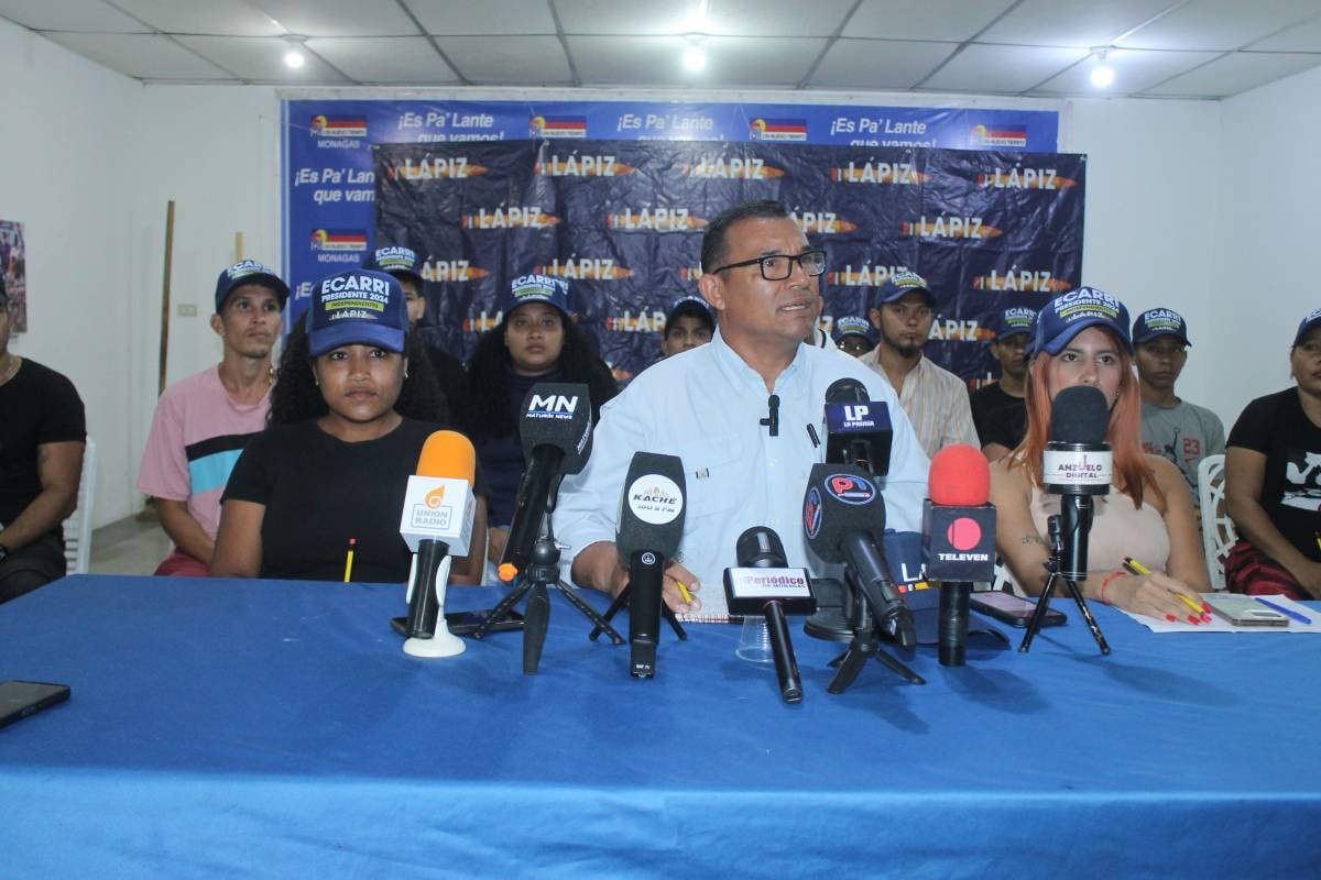 Alianza del Lápiz en Monagas se pronuncia a favor de la candidata opositora María Carvajal