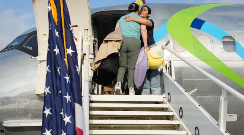 Aterriza en Honduras el primer vuelo de autodeportación desde EE. UU.