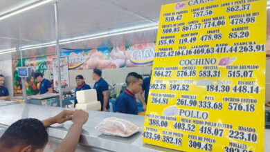 Precios de los huevos disminuyó entre 30 a 50 bolívares mientras que el pollo y la carne sigue subiendo