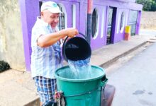 Sector el Calvario sin agua.