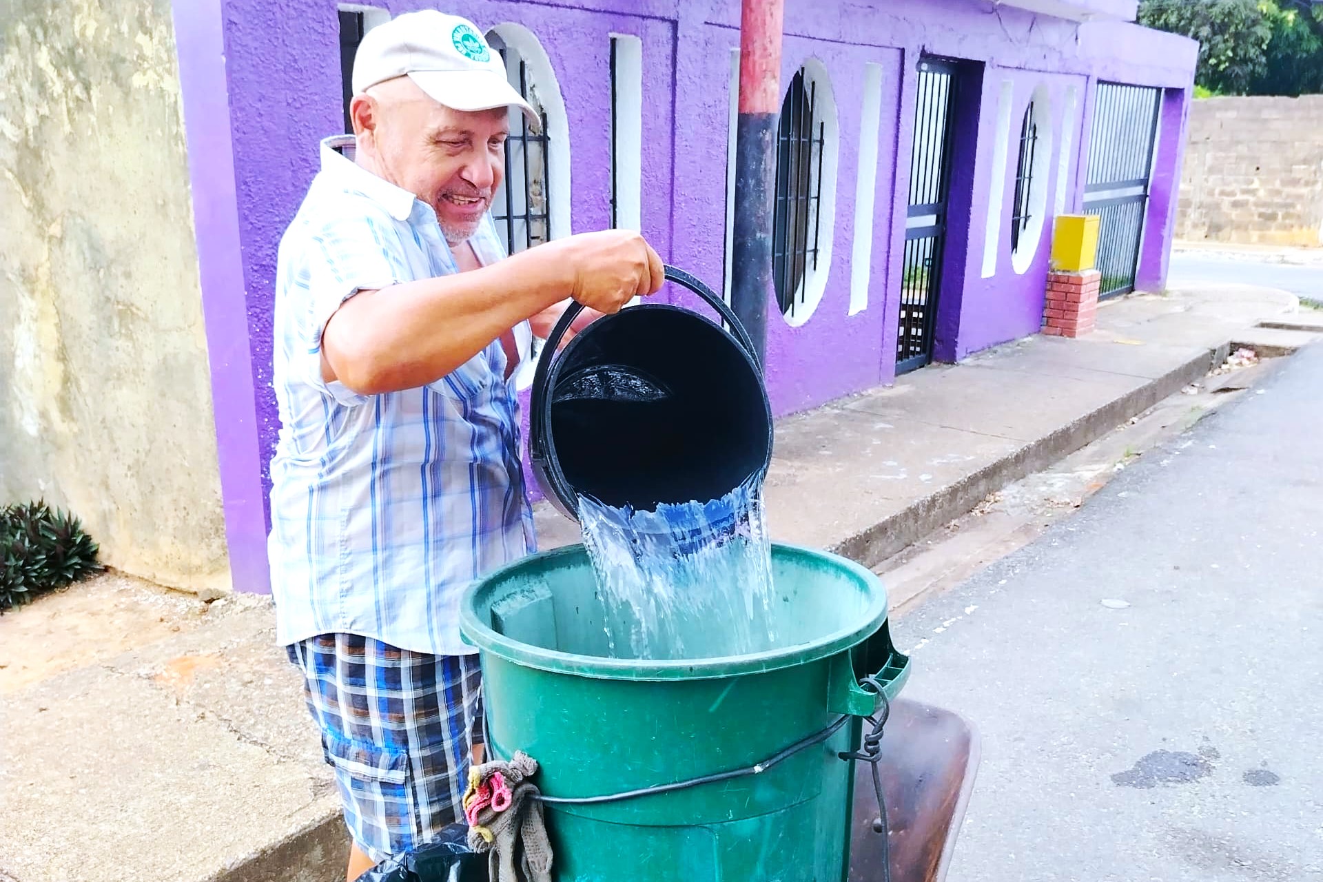 Sector el Calvario sin agua.