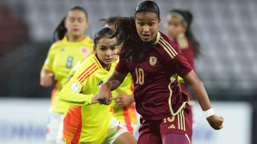 La Vinotinto femenina sub-17 perdió ante Colombia