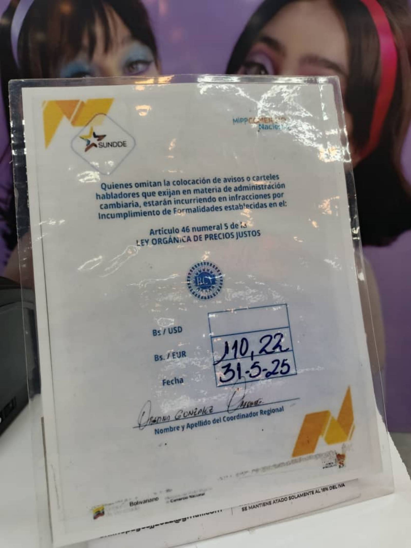 Comerciantes cobran en euros.