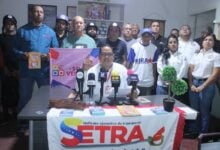 Representantes de SETRA en Monagas apoyan candidatos del GPP