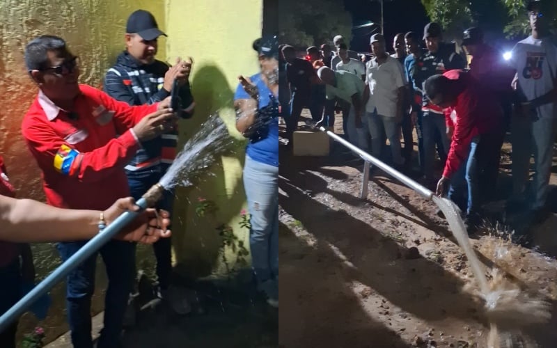 Atienden problema de agua en la parroquia Las Alhuacas del municipio Libertador