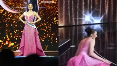 ¡Rodó! Reina de belleza se cae en pleno certamen (+Video)