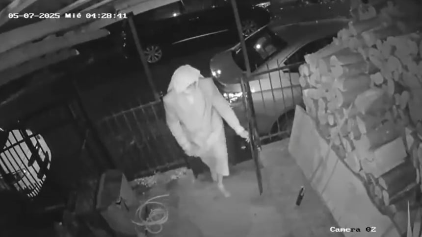 Se disfrazó de monja para entrar a una casa a robar en Chile (+Video)