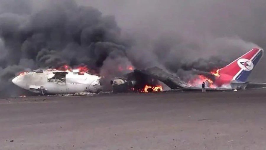 Israel destruye el último avión comercial operativo de Yemen
