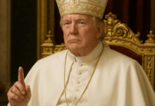 «Trump debe una disculpa» Obispos católicos de EE.UU. reclaman por su imagen vestido de papa