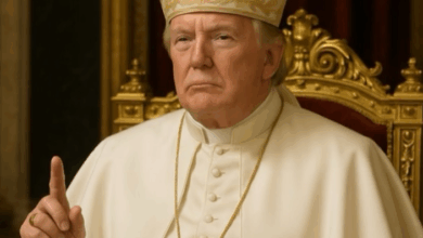 «Trump debe una disculpa» Obispos católicos de EE.UU. reclaman por su imagen vestido de papa