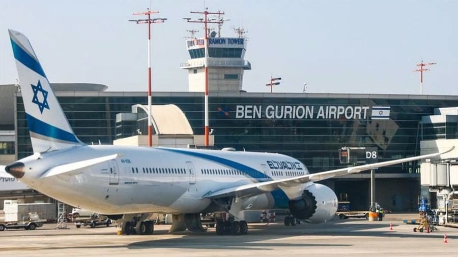 Caos y pánico en el aeropuerto Ben Gurión de Israel tras un ataque con misiles (+Videos)