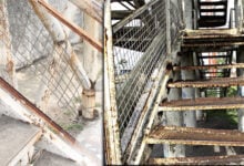 Abandonadas y en mal estado están las pasarelas de la Bella Vista y avenida Libertador