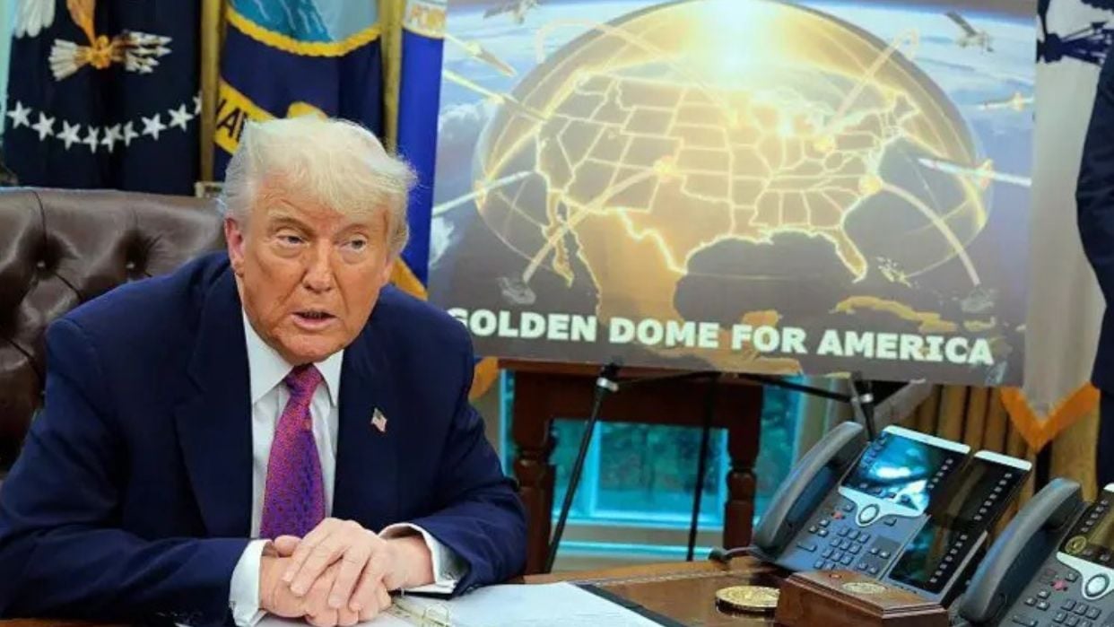 Trump anuncia la construcción de un "domo dorado" para la defensa aérea de EEUU