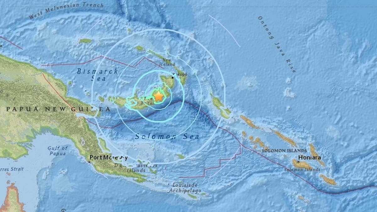 Fuerte sismo de magnitud 6,6 sacude Papúa Nueva Guinea no se emitió alerta de tsunami
