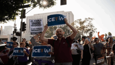 Protestas contra las redadas migratorias en EE.UU. se extienden a todo el país