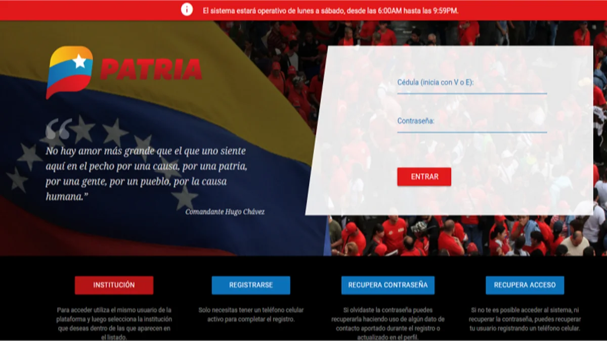 Sistema Patria: estos son los bonos que se esperan del 9 al 14 de junio