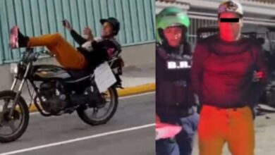 Detuvieron a sexagenario que realizaba motopiruetas en plena vía pública