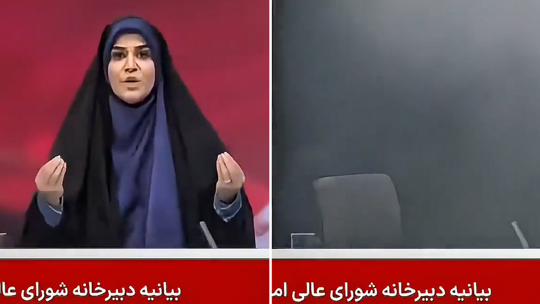 Israel ataca sede de televisión estatal iraní mientras estaba en vivo (+Video)