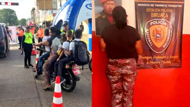 Detenida y será imputada mujer que llevaba cuatro niños en una moto