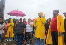 La mandataria junto a su equipo de gobierno evaluaron los impactos de la onda tropical en el municipio