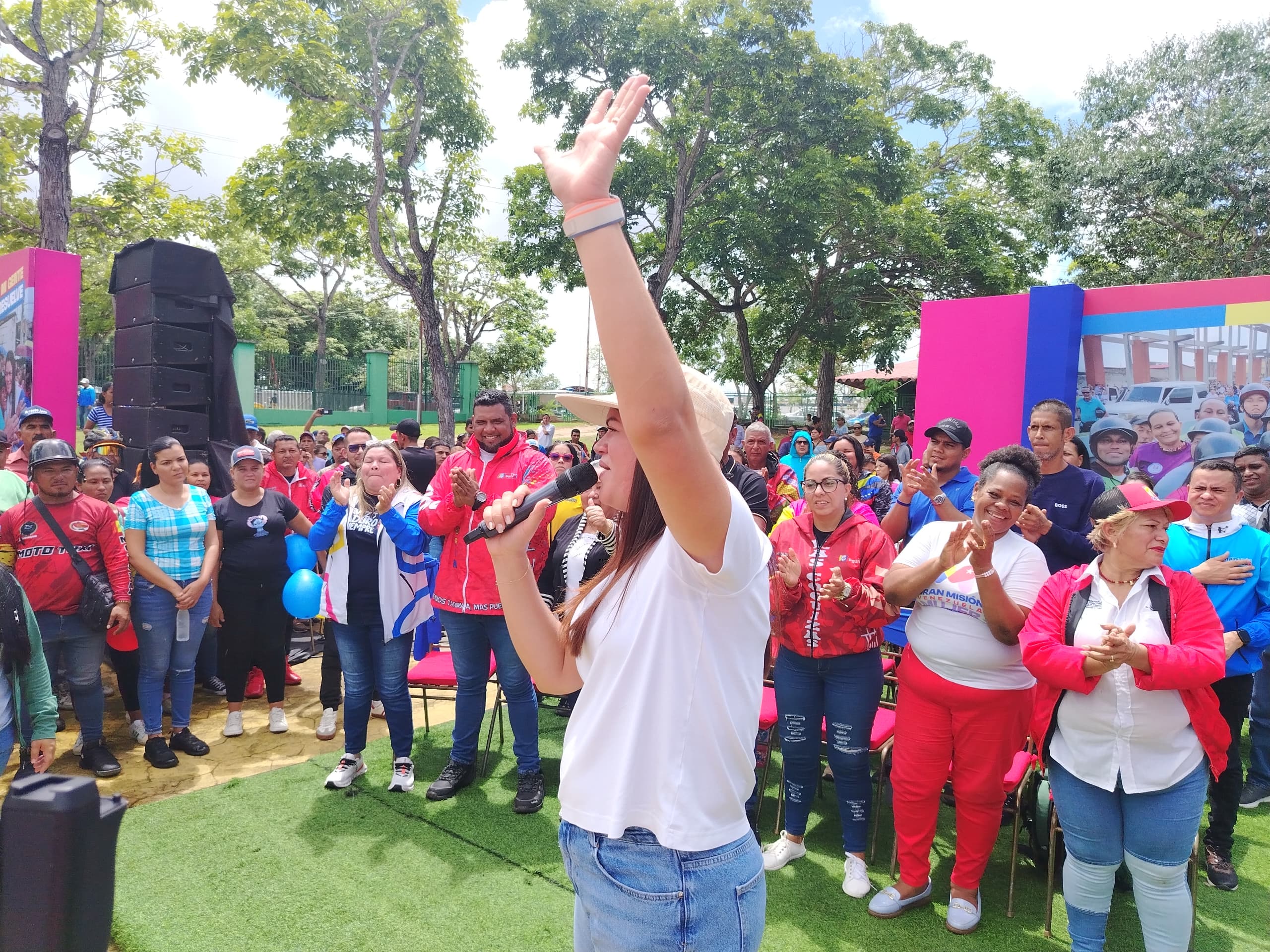 Juramentación del comando de campaña.
