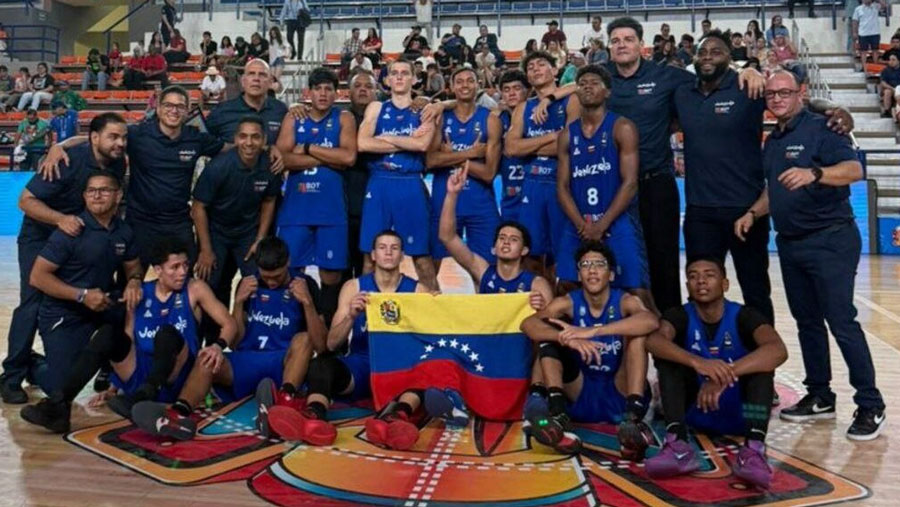 Venezuela gana su boleto al Mundial de Baloncesto U-17, tras batir a República Dominicana