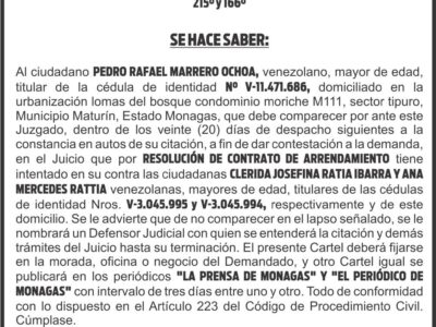 JUZGADO SEGUNDO DEL MUNICIPIO MATURÍN