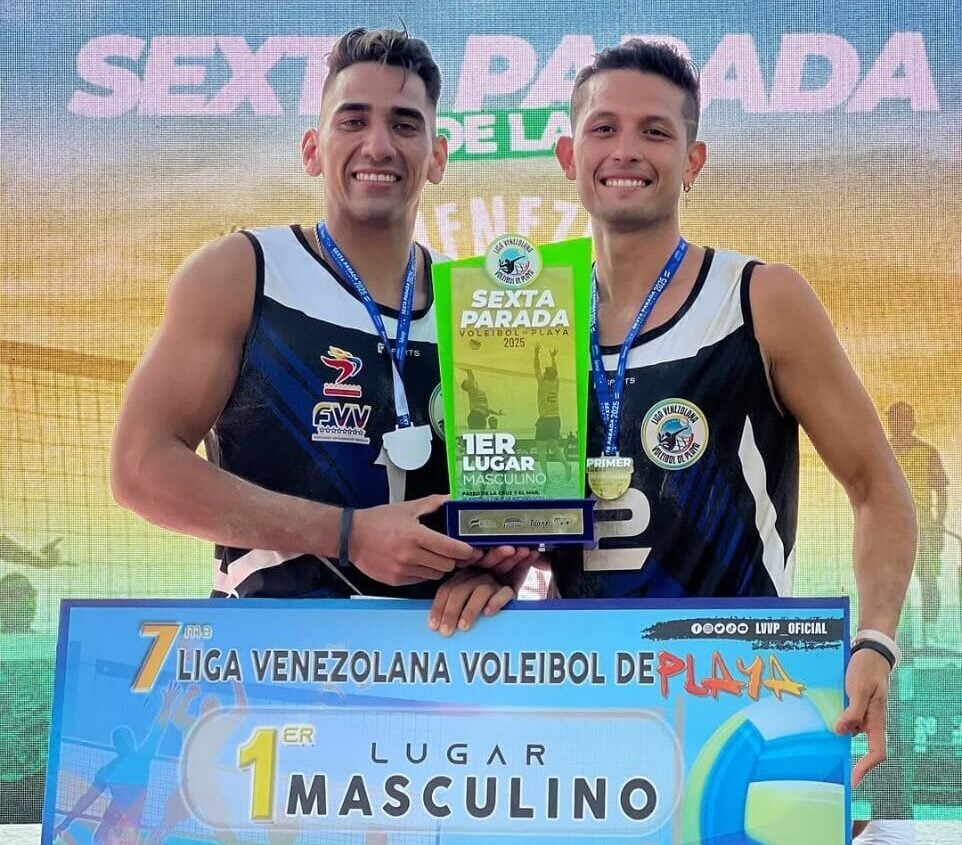 Dupla de Monagas se impuso en la sexta parada de la Liga de Voleibol de Playa