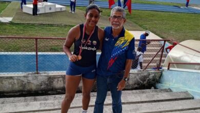 Monaguense Ottaynis Febres logra bronce en torneo de atletismo en Cuba