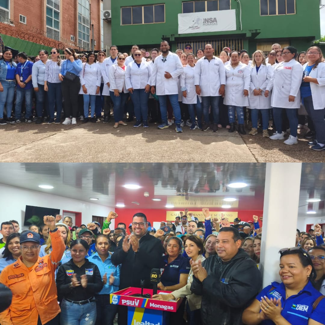 Sector salud y clase obrera de Monagas respaldan a los candidatos del GPPSB