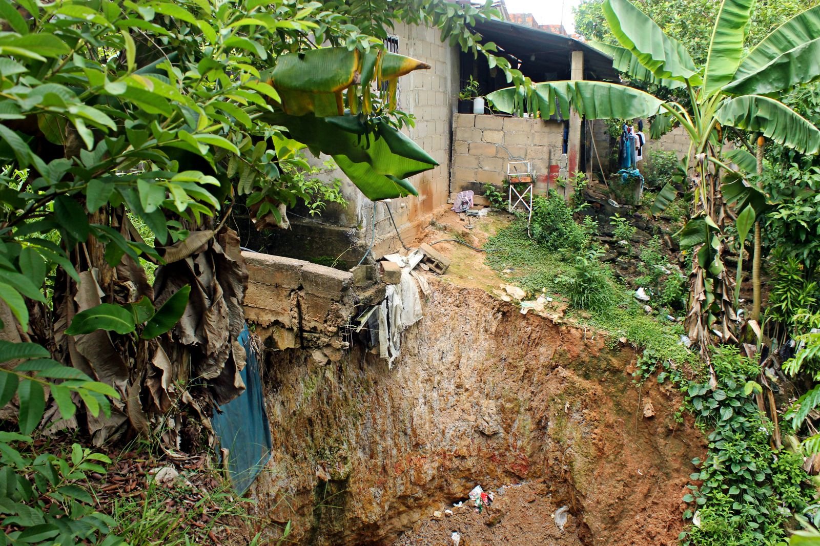 En peligro de colapsar están cinco viviendas del sector Cecilia Núñez Sucre en Maturín